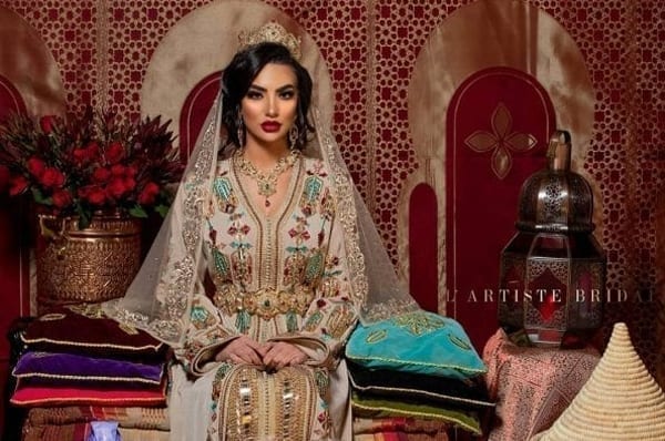 Bride stage Marrakesh