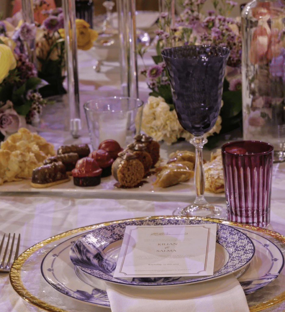 Vintage tafeldecoratie