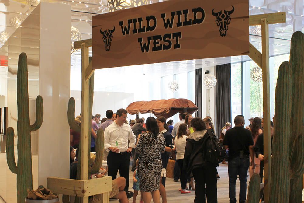 Het Wilden Westen bedrijfsfeest