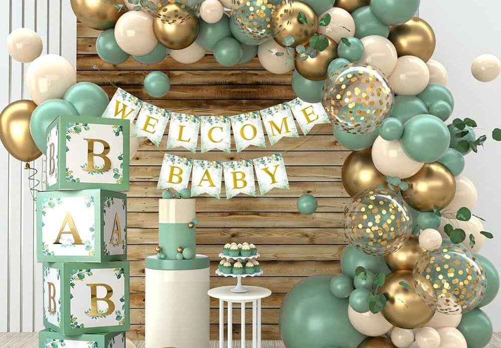 Royal mint babyshower