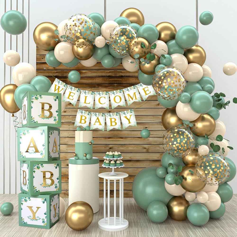 Royal mint babyshower