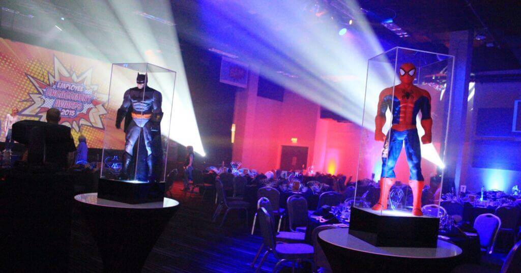 Superhelden Masker bedrijfsfeest