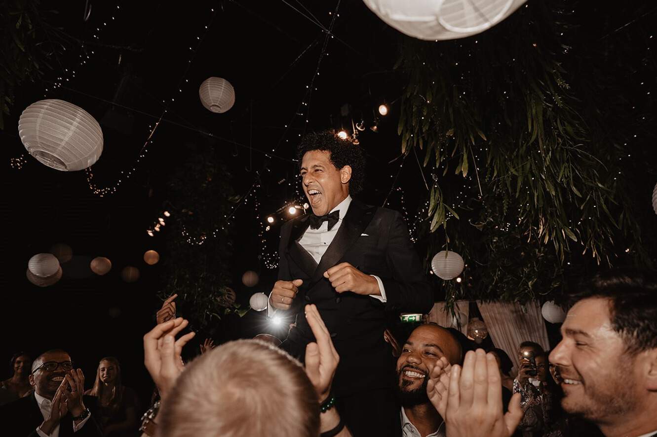 Botanische tuin bruiloft