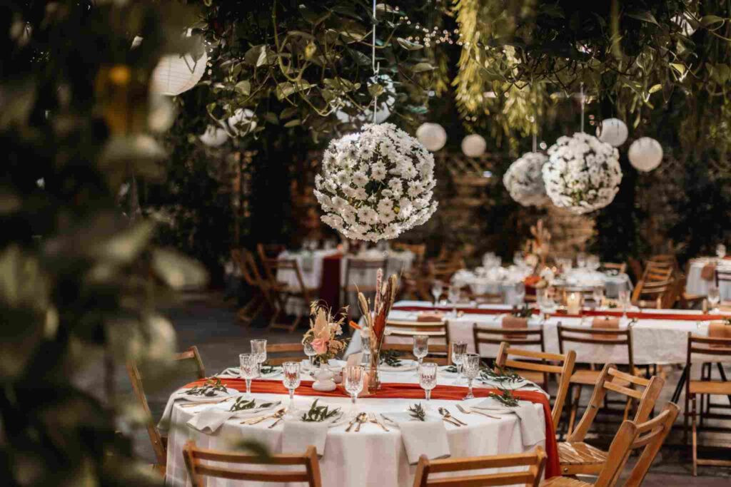 Botanische tuin bruiloft