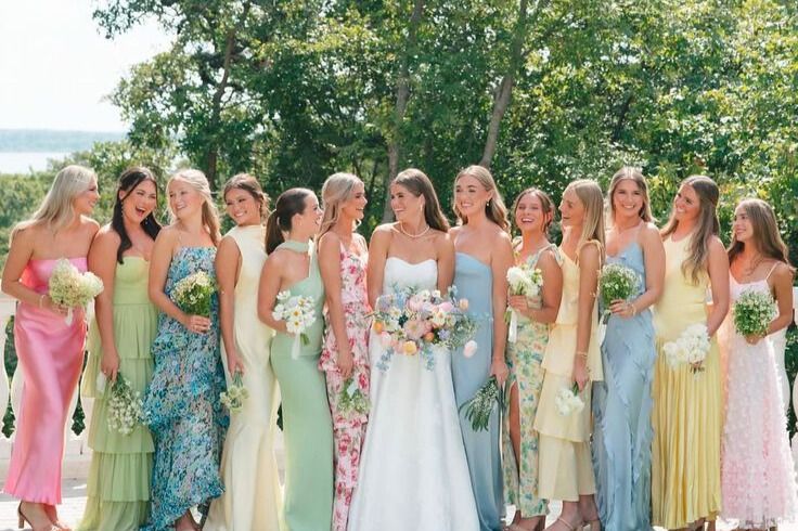 Botanische tuin bruiloft