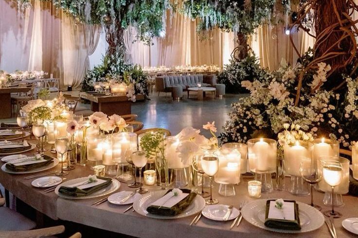 Botanische tuin bruiloft