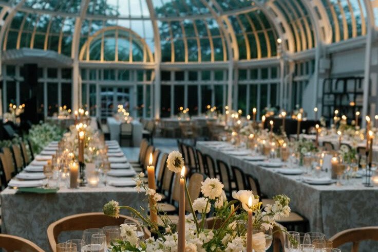 Botanische tuin bruiloft