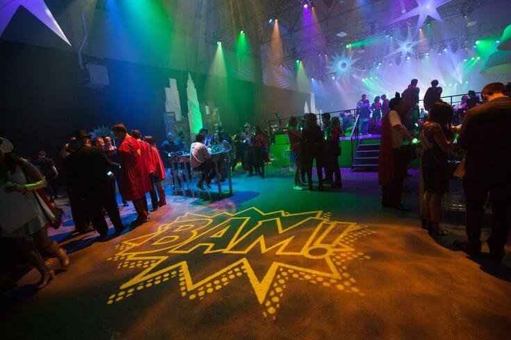 Superhelden Masker bedrijfsfeest