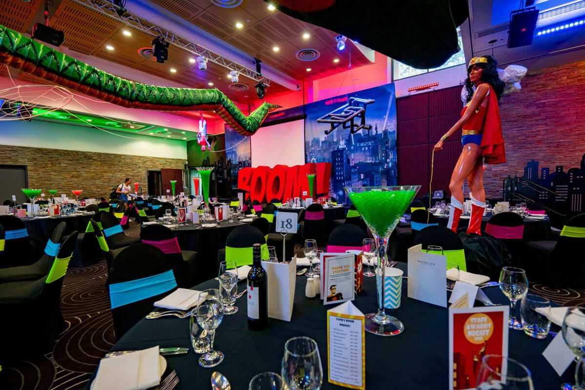 Superhelden Masker bedrijfsfeest