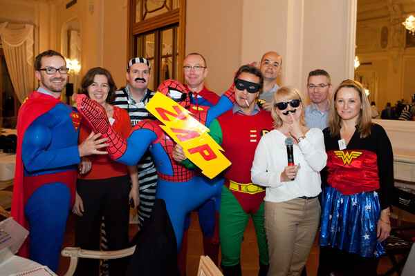 Superhelden Masker bedrijfsfeest