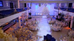 Koningsblauw Gender Reveal party