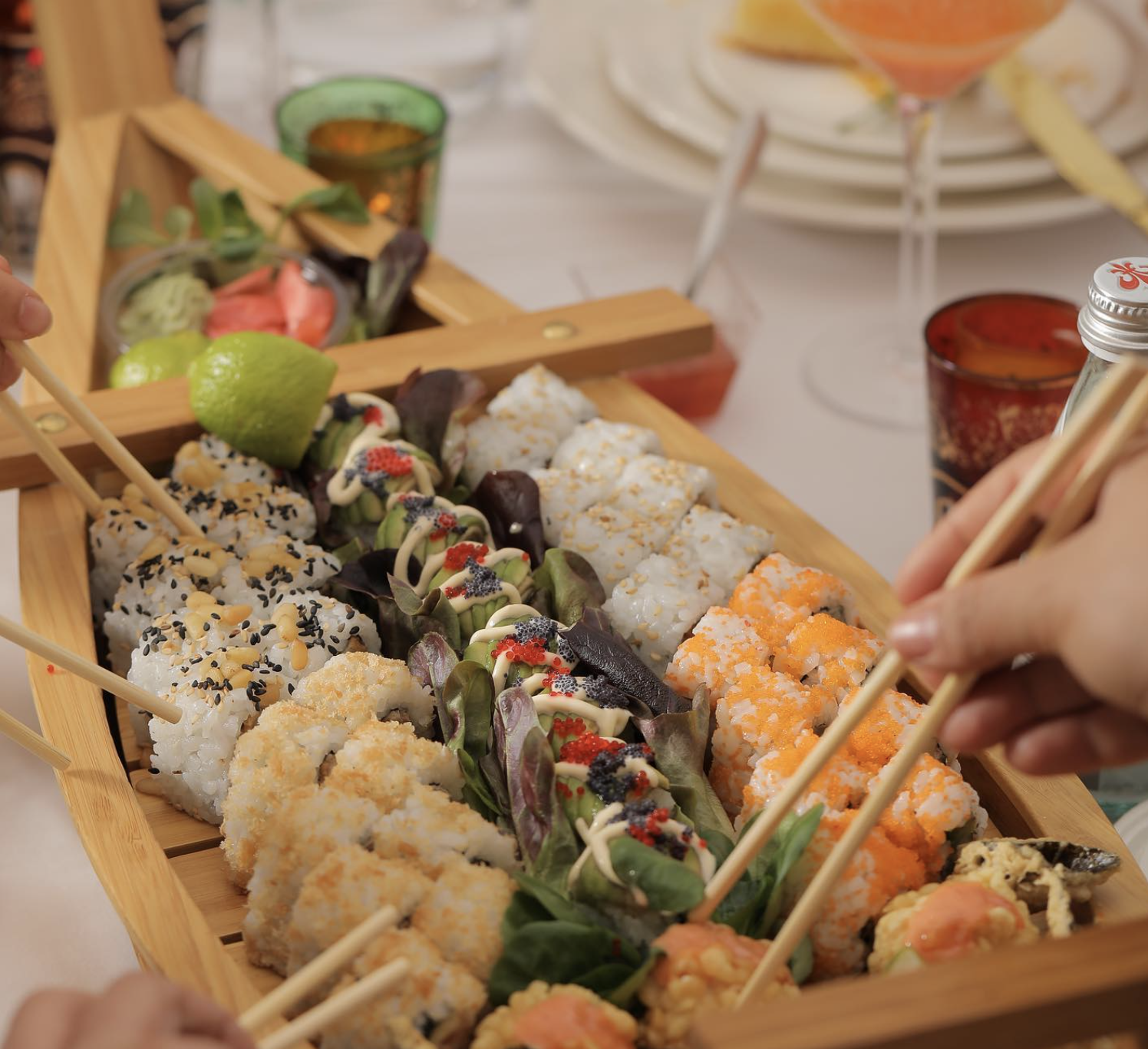 Bruiloft catering shusi