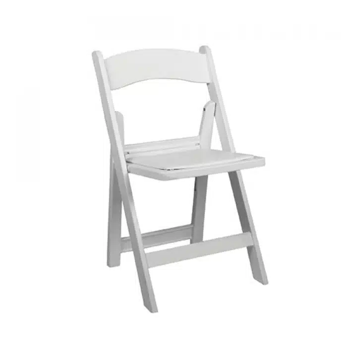 Klapstoel wit