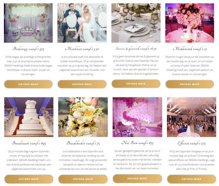 Basma Weddings assortiment