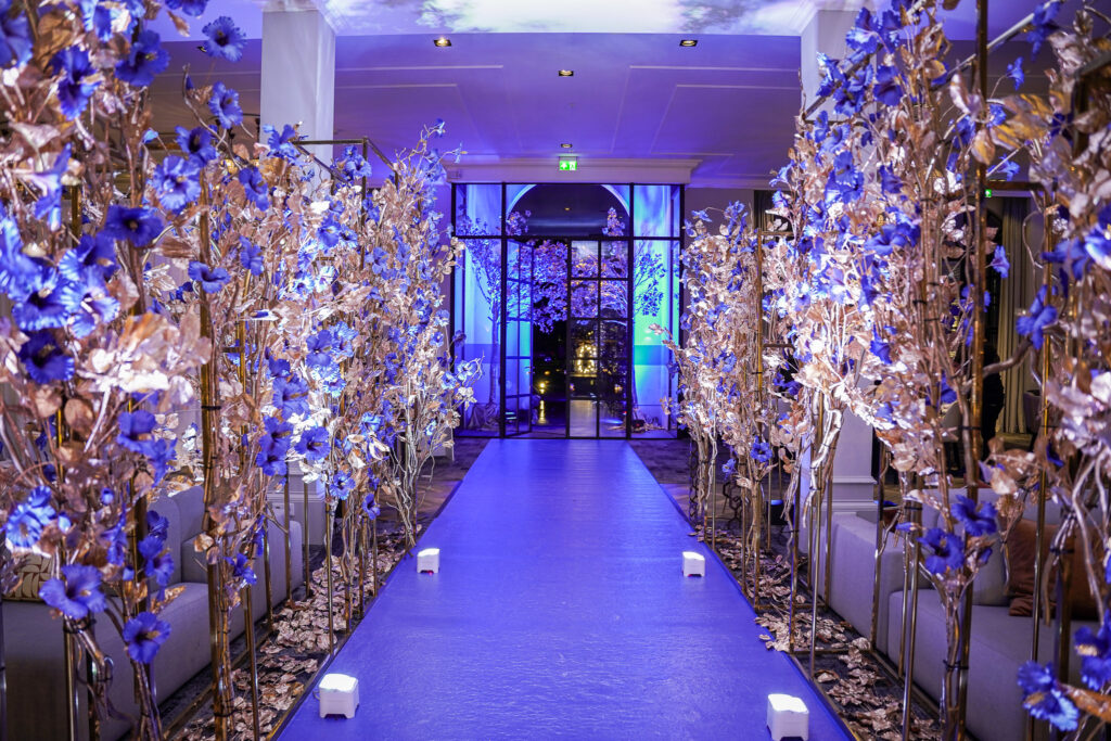Bruiloft met Basma-decoratie