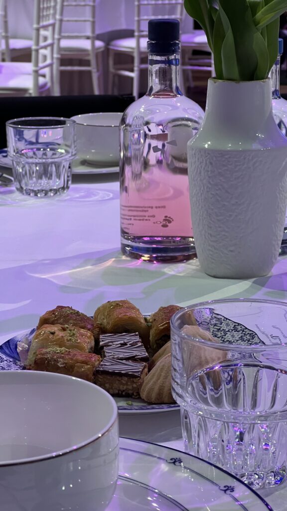 Ramadan-decoratie bij een evenement