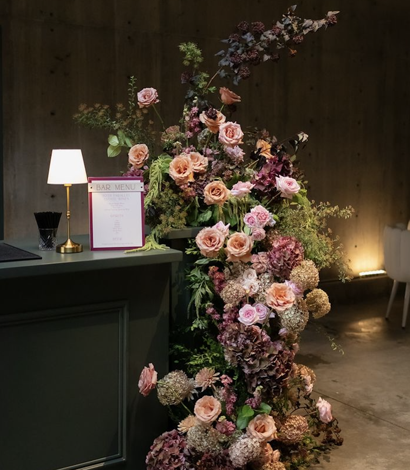 waterval bloemen decoratie