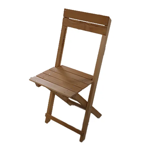 Klapstoel donker hout