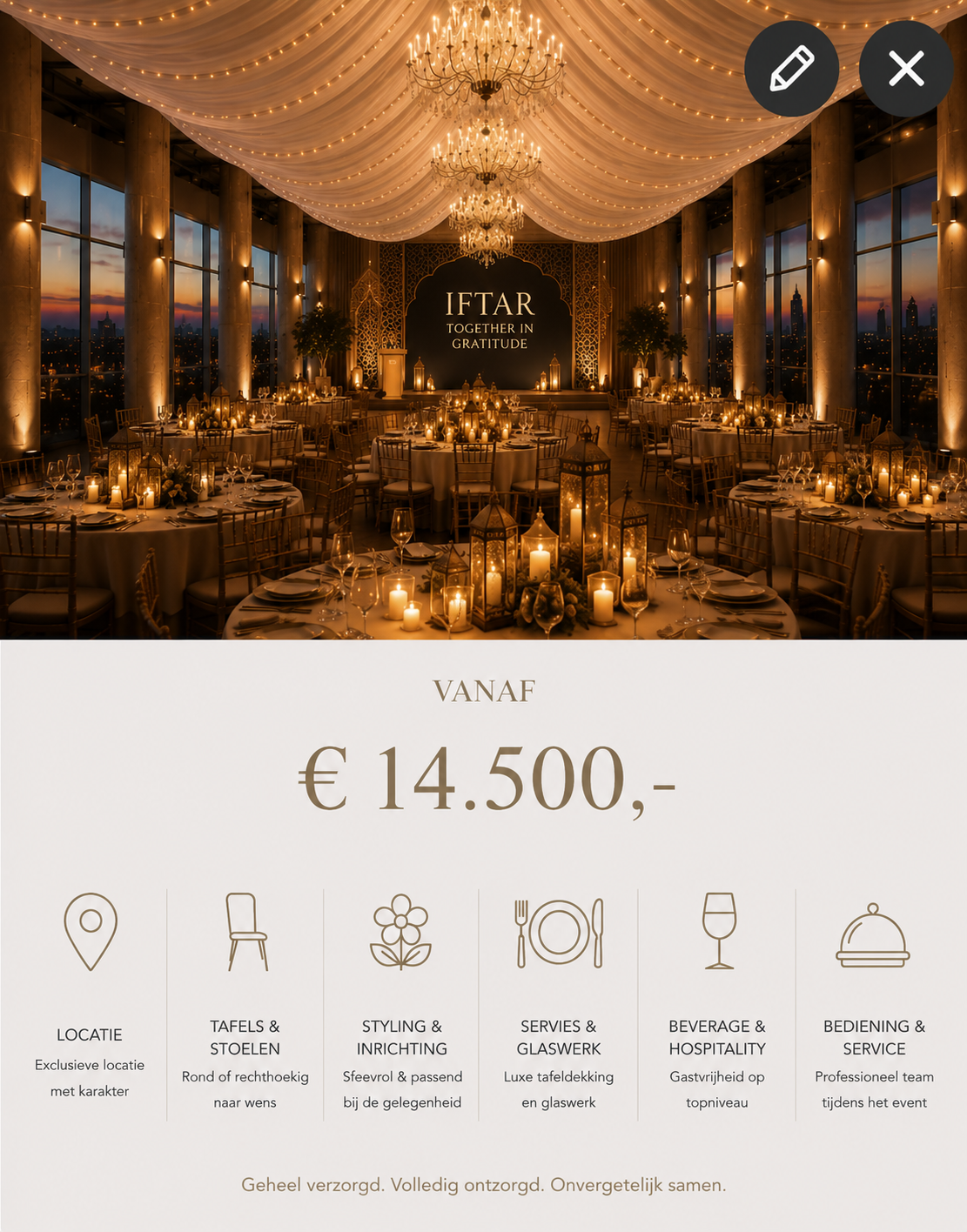 Golden Iftar Experience