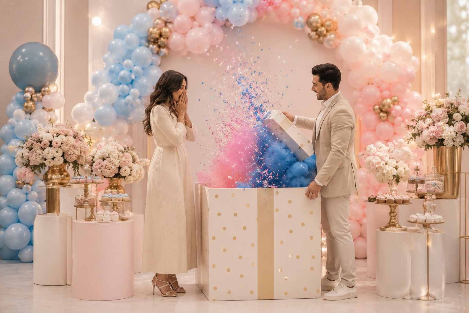 Gender reveal organiseren basma