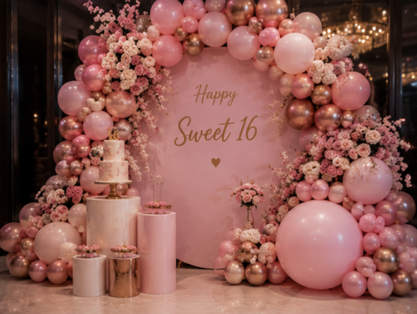 Ballonnen en Bloemen