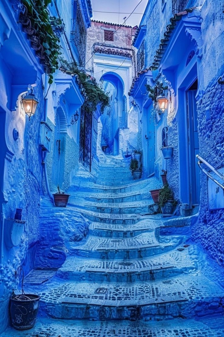 Chefchaouen blauw