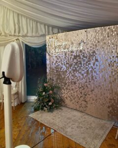 Fotomoment met decoratie